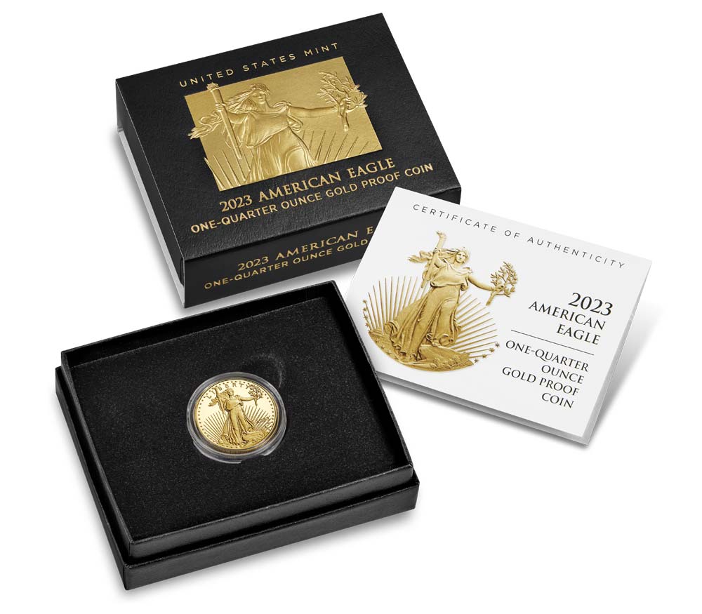 2023-W American Eagle 1/4 oz. Gold Proof Coin - PR69DCAM