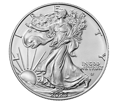 2023-W American Eagle One Ounce Silver - PCGS SP70