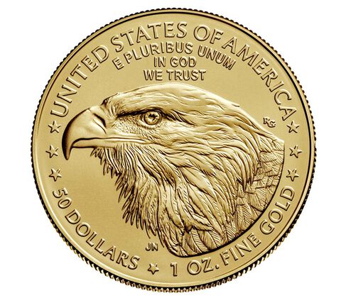 2023-W $50 American Eagle 2023 One Ounce Burnished- SP70 - First Strike