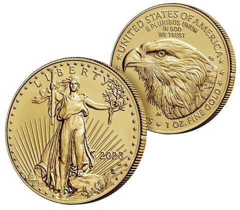 2023-W $50 American Eagle 2023 One Ounce Burnished- SP70 - First Strike