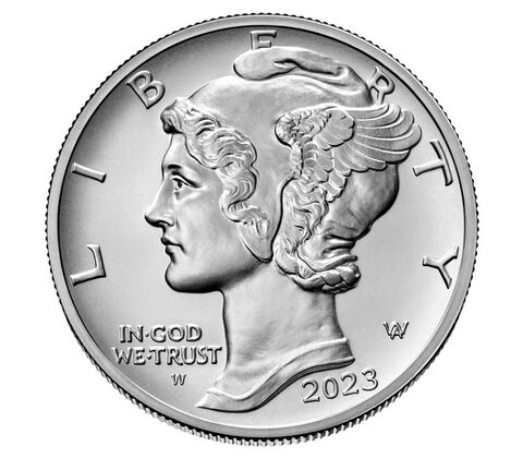 2023-W 1 oz Palladium First Strike DCAM SP70