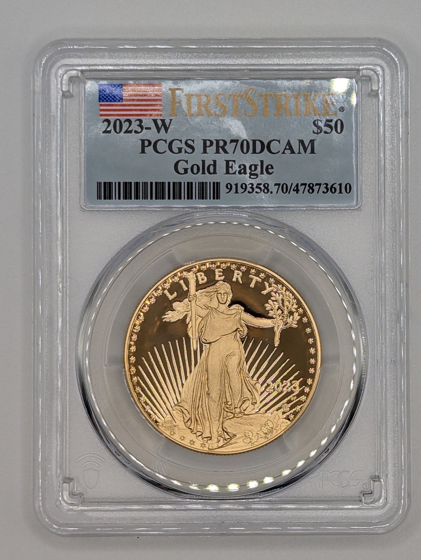 2023-W American Eagle 2023 1 oz. Gold Proof Coin - PR70DCAM