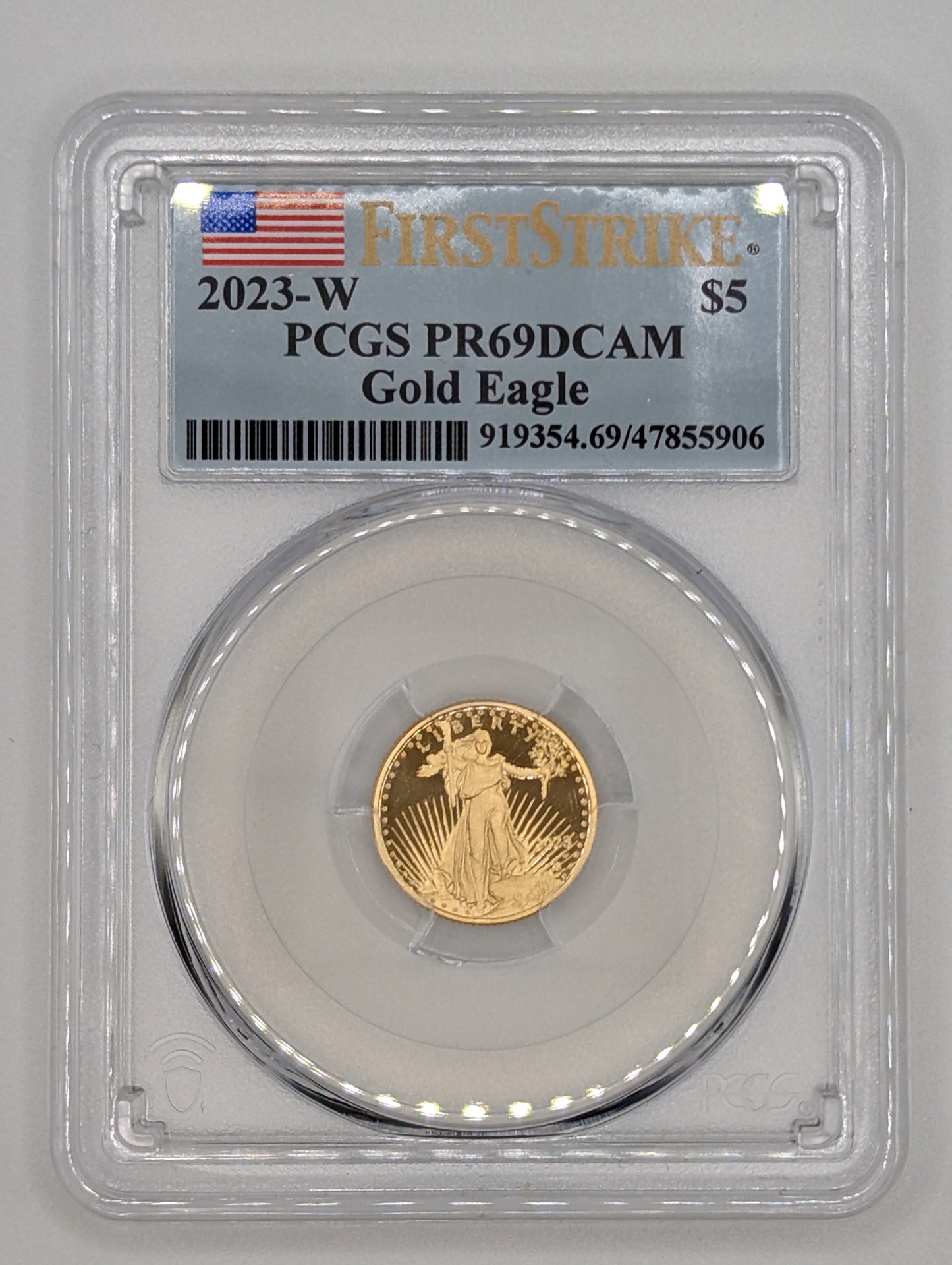2023-W American Eagle Gold Proof 1/10 oz. Coin - PR69DCAM