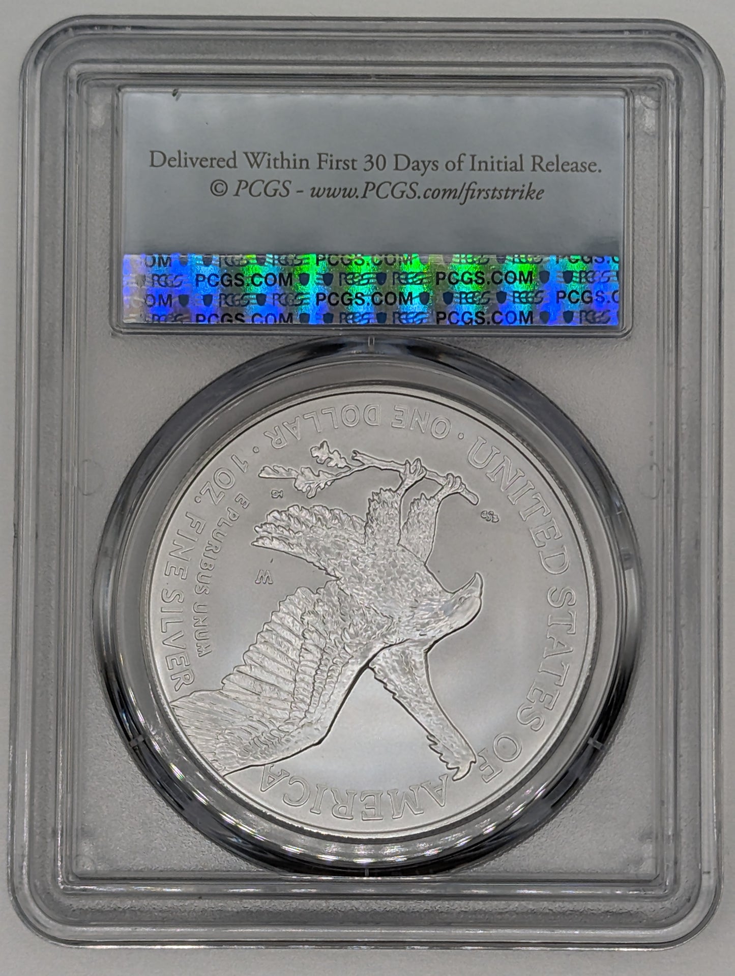 2023-W American Eagle One Ounce Silver - PCGS SP70