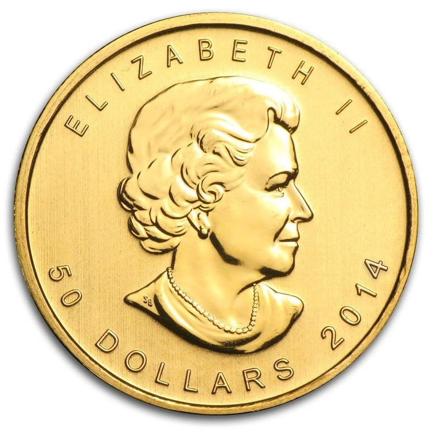 2014 Canadian Maple Leaf - 1 oz Gold Collectible Medallion (BU)