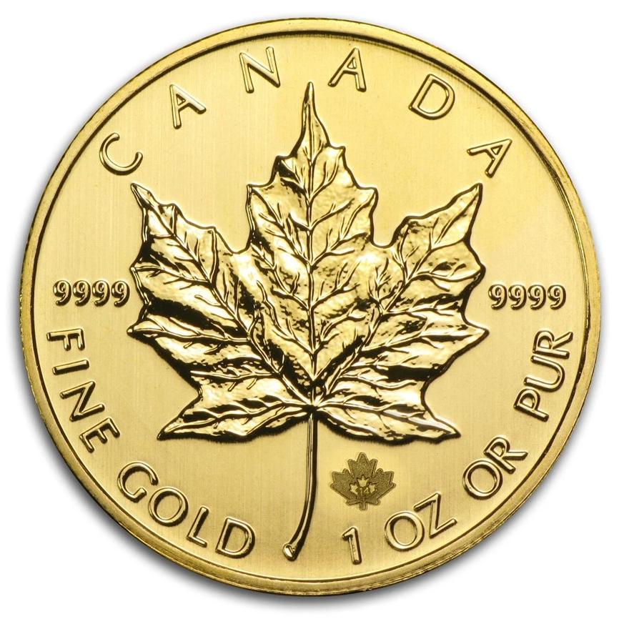 2014 1-Ounce Canadian Gold Maple Leaf Coin – BU | Authentic Royal Canadian Mint
