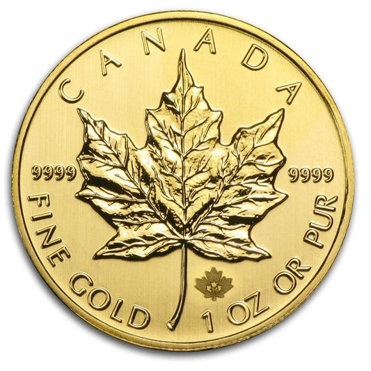 2014 1-Ounce Canadian Gold Maple Leaf Coin – BU | Authentic Royal Canadian Mint