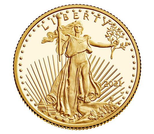 2021-W American Eagle 1/4 oz. Gold Coin - PR70 PCGS