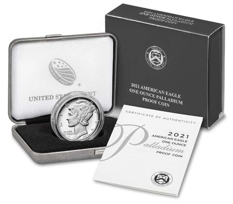 2021-W 1 Oz Palladium First Strike DCAM PR70