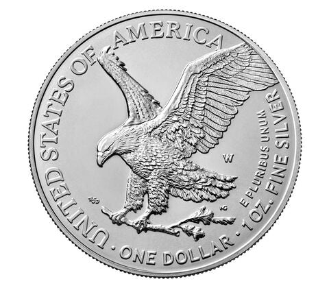 2022-W Burnished Silver Eagle Uncirculated Coin - SP70 PCGS - Frist Strike