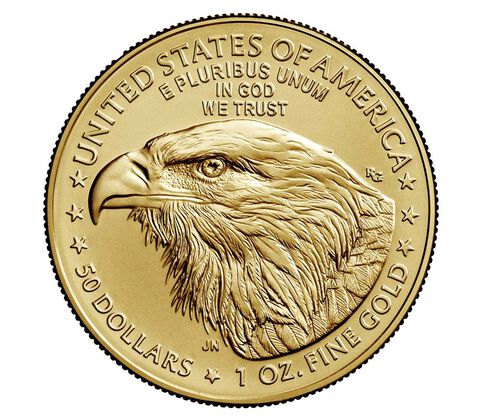 2021-W Burnished Gold Eagle Coin, Type 2 - SP70 PCGS - First Strike