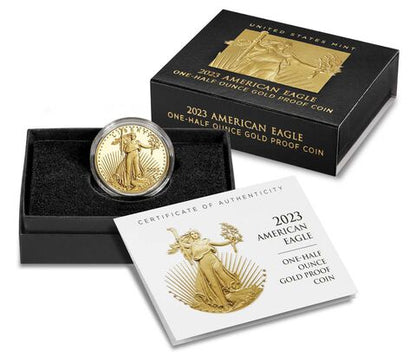 2023-W American Eagle 2023 0.5 oz. Gold Proof Coin - PR70DCAM