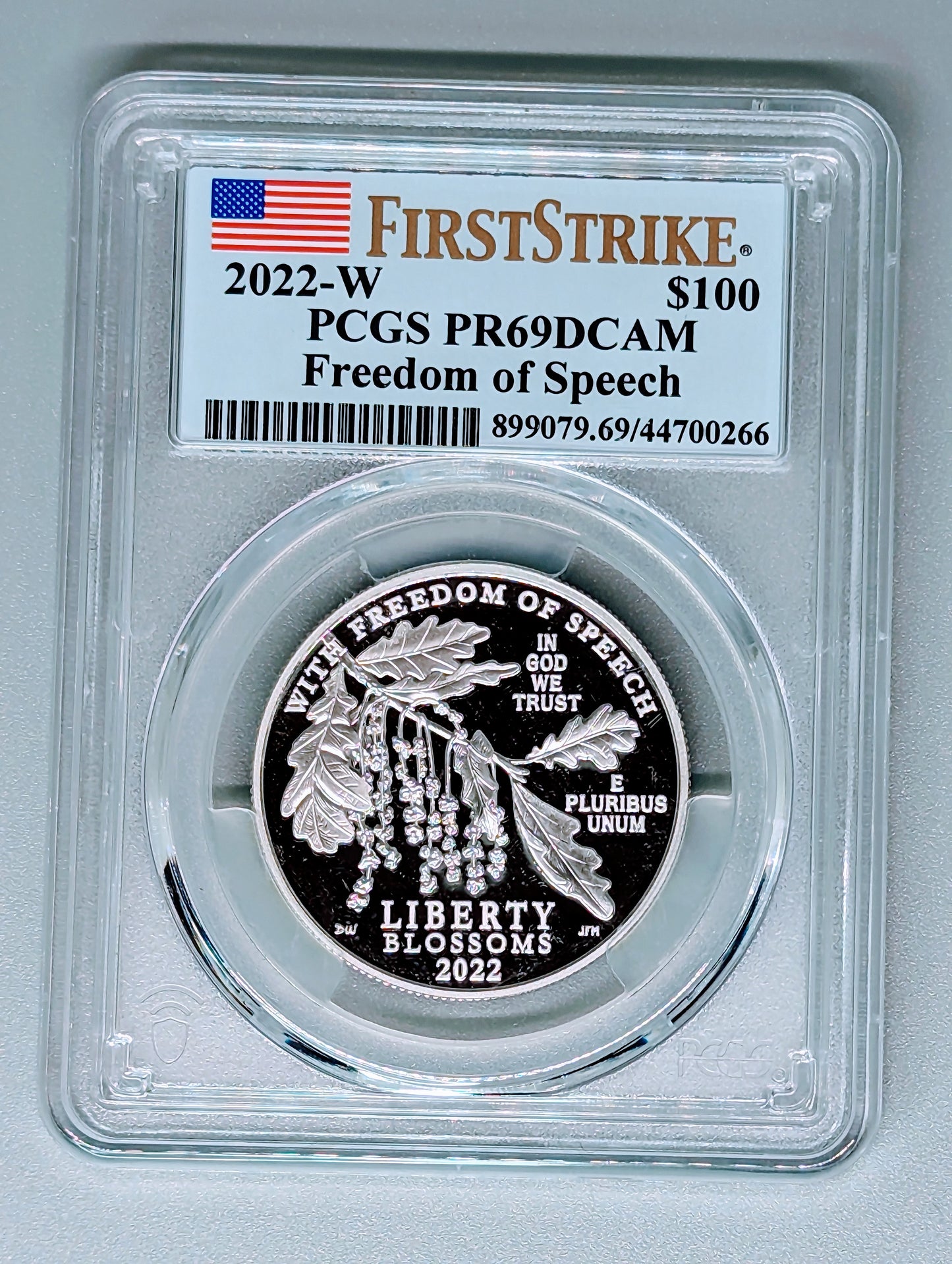 2022-W Platinum Proof Coin - First Strike - PR70DCAM PCGS