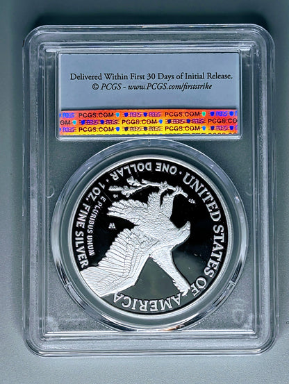 2022-S $1 American Eagle 1 oz. Silver Proof Coin - PR70 - First Strike
