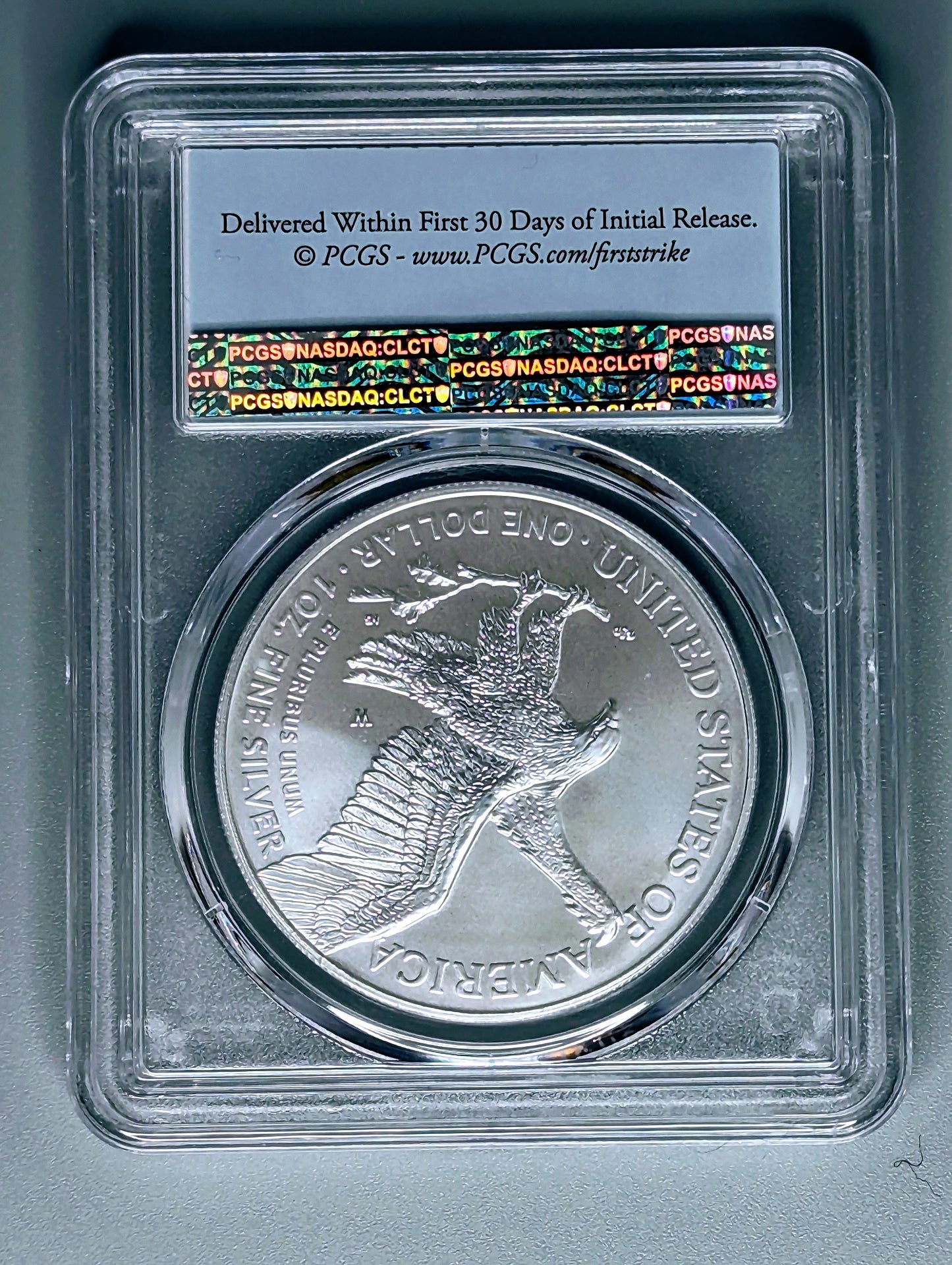 2022-W Burnished Silver Eagle Uncirculated Coin - SP70 PCGS - Frist Strike