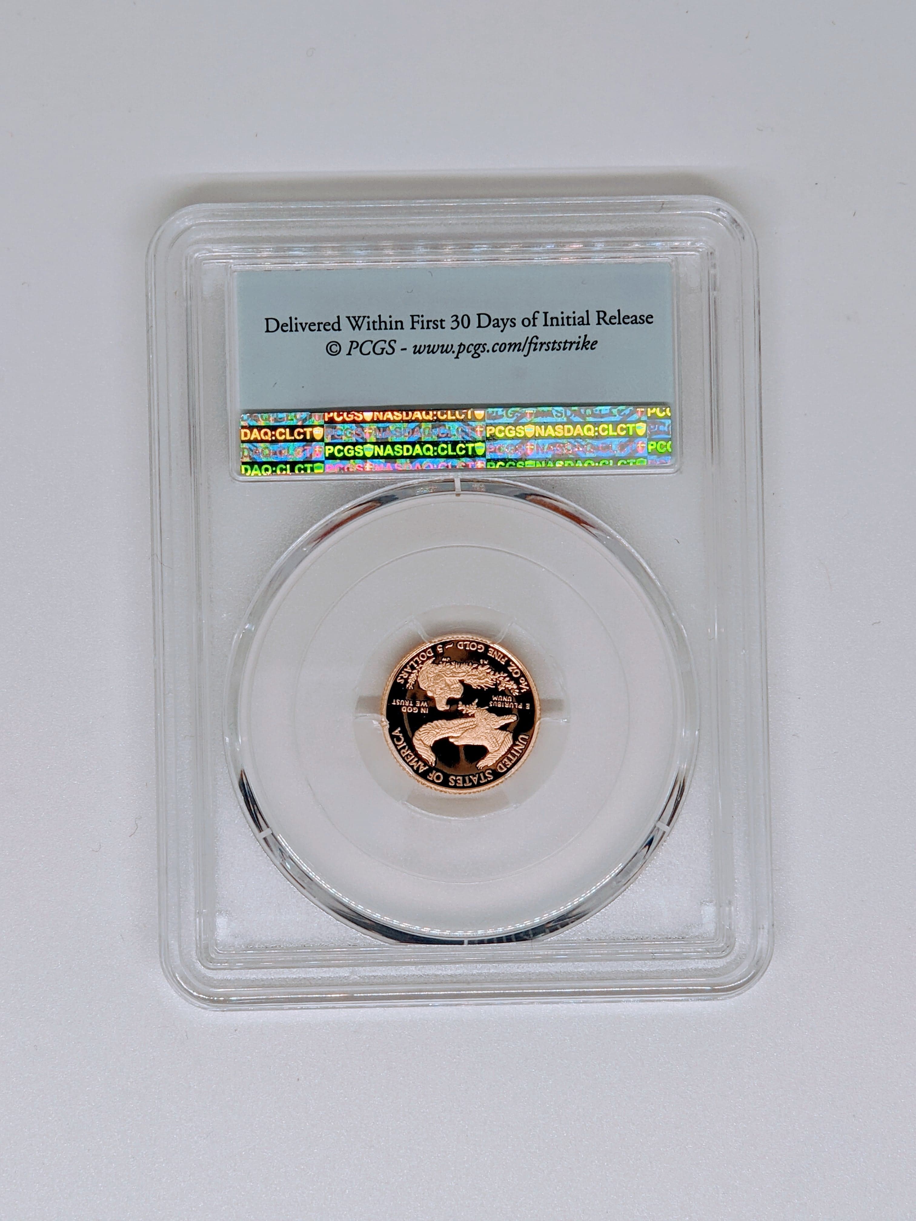2021 American Eagle One-Tenth Ounce Gold Coin - PR70 PCGS — view 4