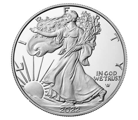 American Eagle 2022 1 oz. Silver Bullion Coin (San Francisco Mint)