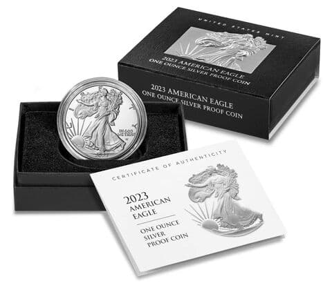 2023-W $1 American Eagle 1 oz. Silver Proof Coin - PCGS PR70DCAM — view 7
