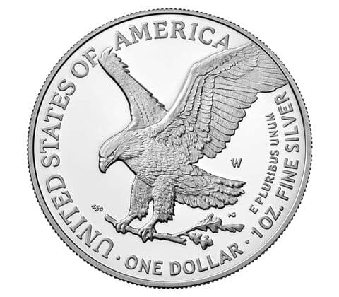 2023-W $1 American Eagle 1 oz. Silver Proof Coin - PCGS PR69DCAM - First Strike — view 2
