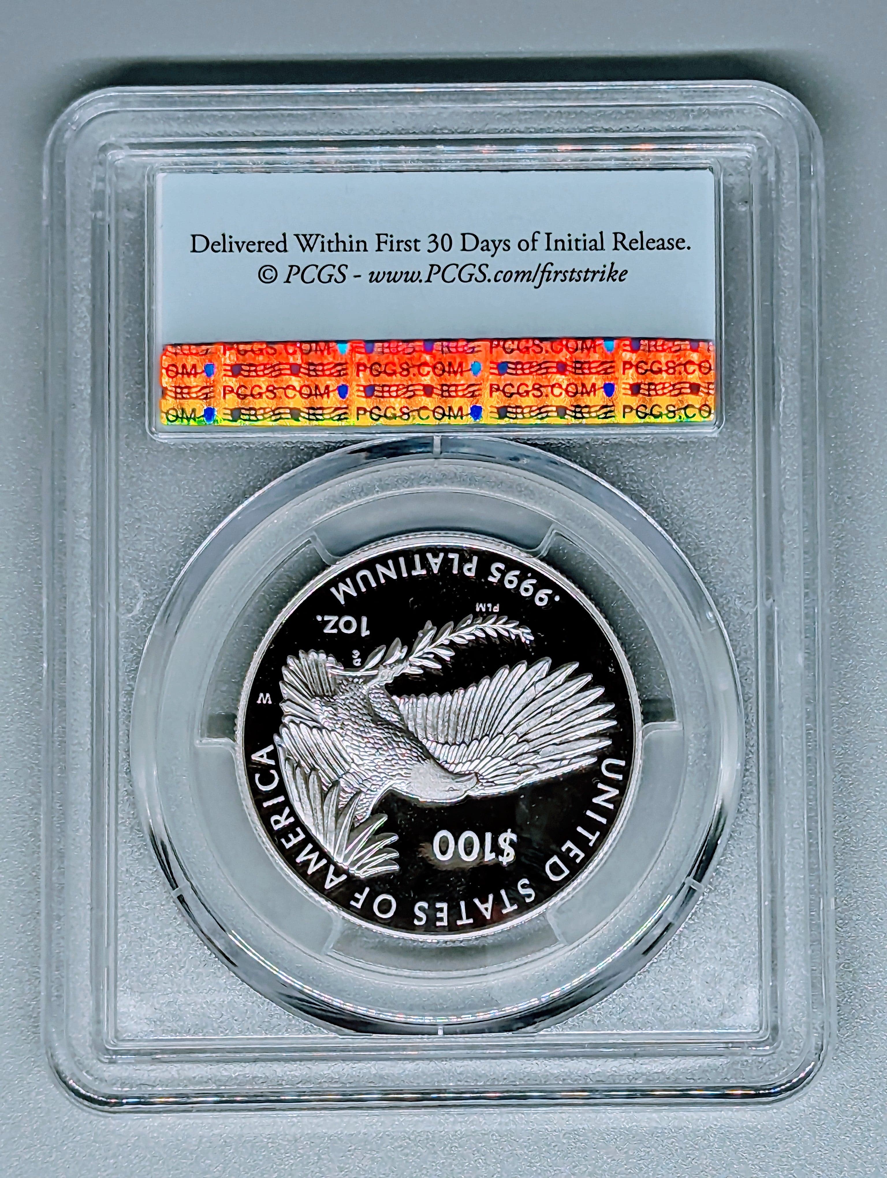 2023-W Platinum Proof Coin - First Strike - PR69DCAM PCGS — view 5