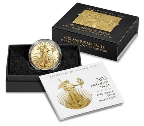 2023-W American Eagle 2023 1 oz. Gold Proof Coin - PR70DCAM — view 7