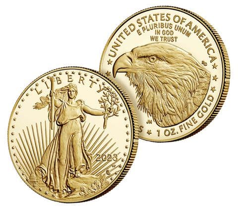 2023-W American Eagle 2023 1 oz. Gold Proof Coin - PR70DCAM — view 3