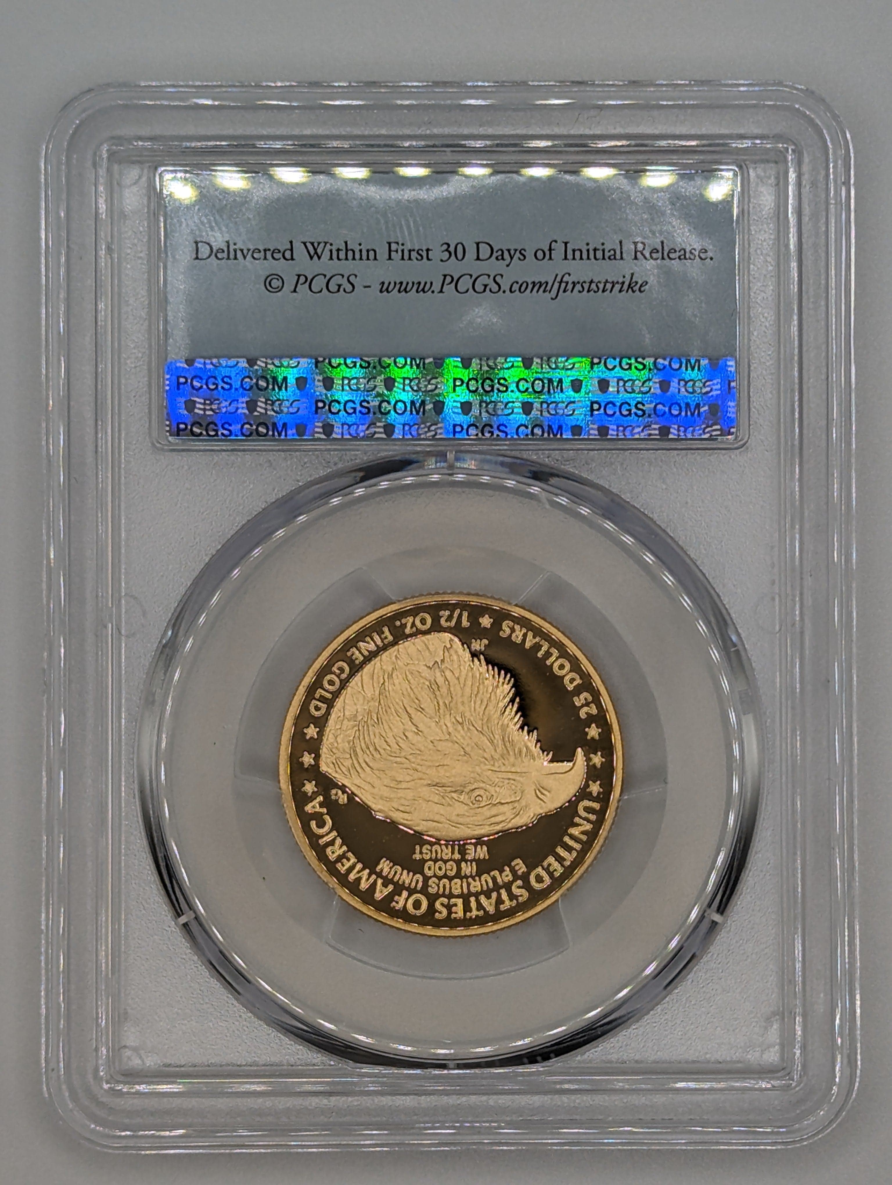 2023-W American Eagle 2023 0.5 oz. Gold Proof Coin - PR70DCAM — view 4