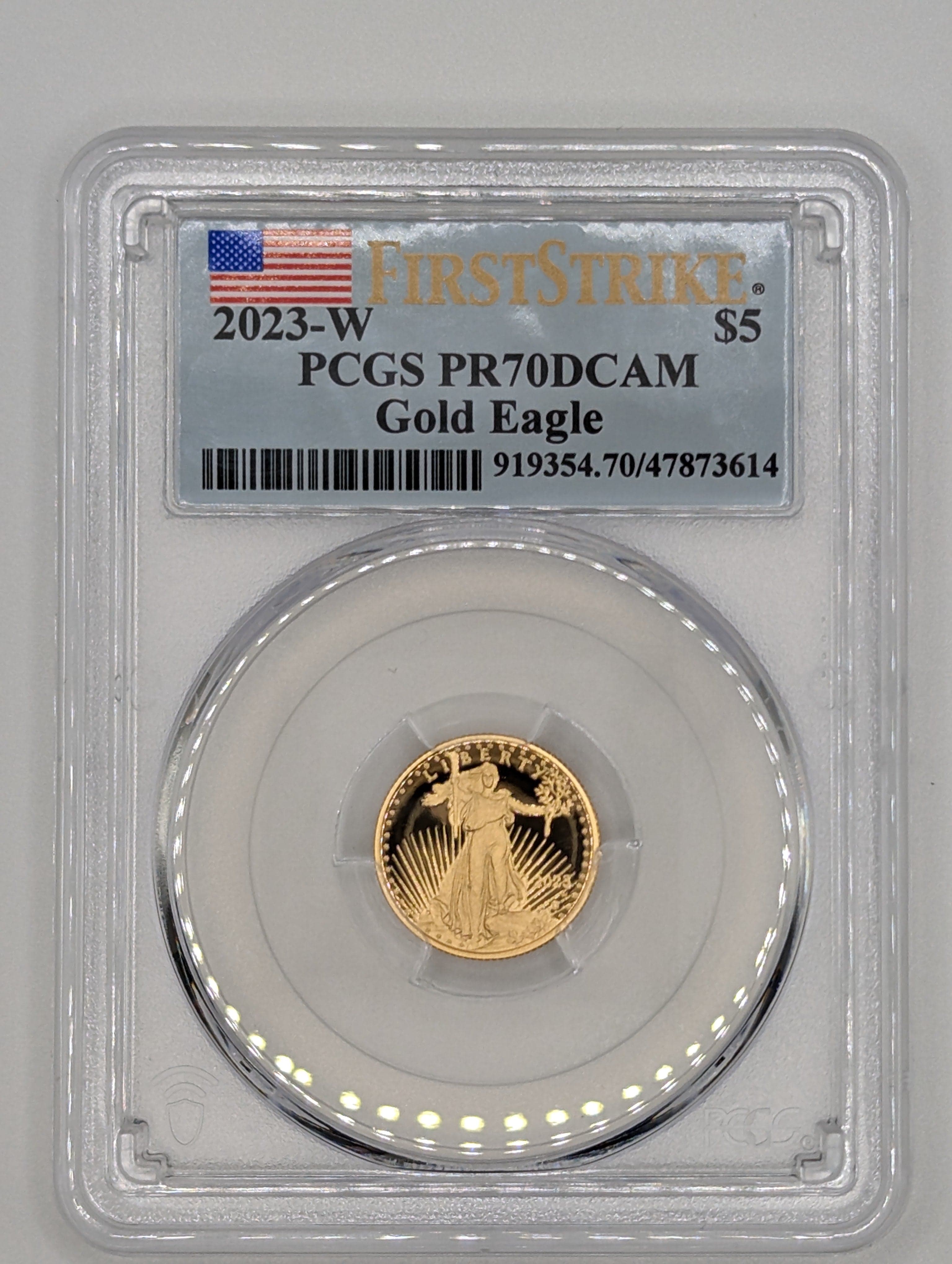 2023 W Gold American Eagle Four Coin Set - PR70DCAM - First Strike — view 10