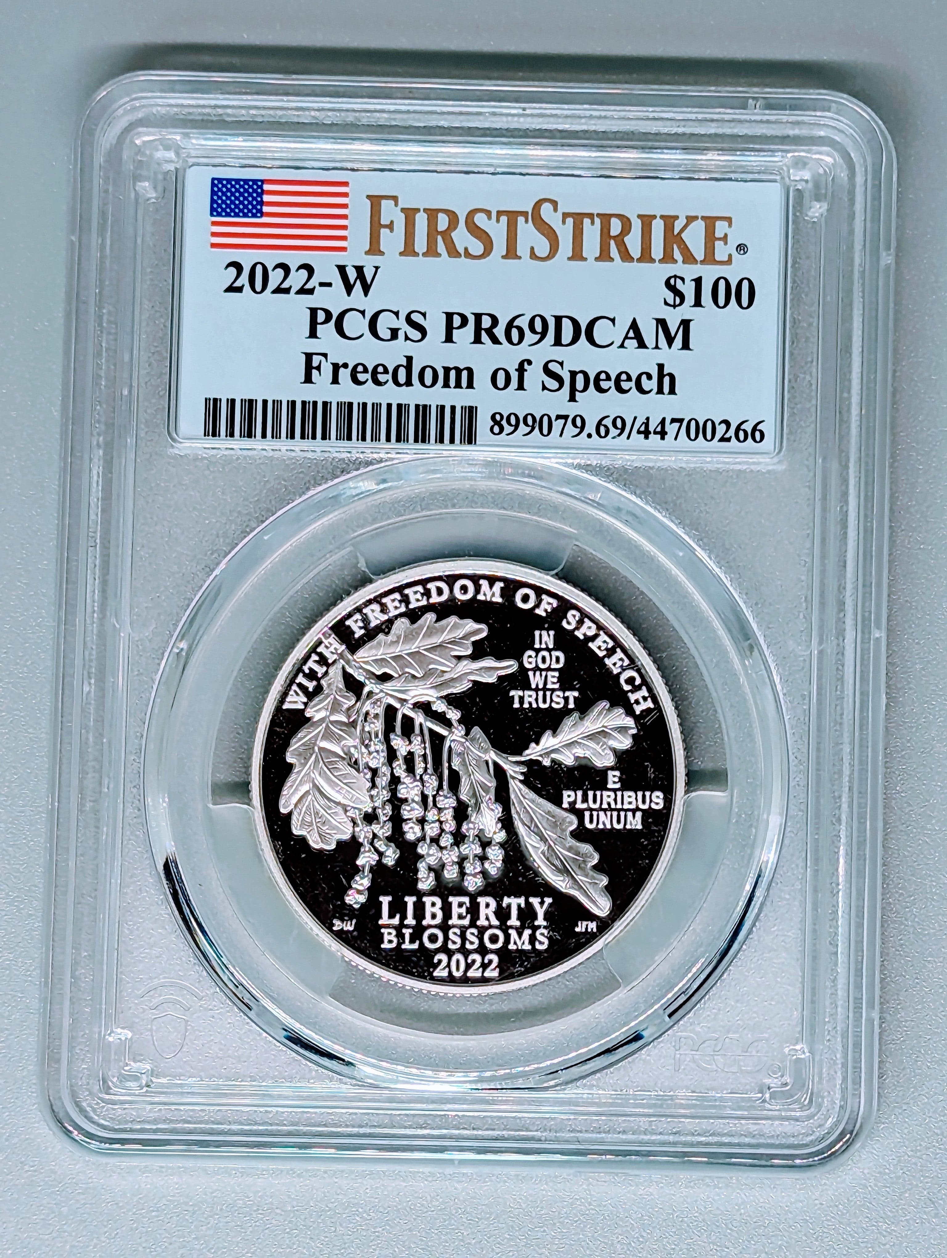 2022-W Platinum Proof Coin - First Strike - PR70DCAM PCGS — view 4