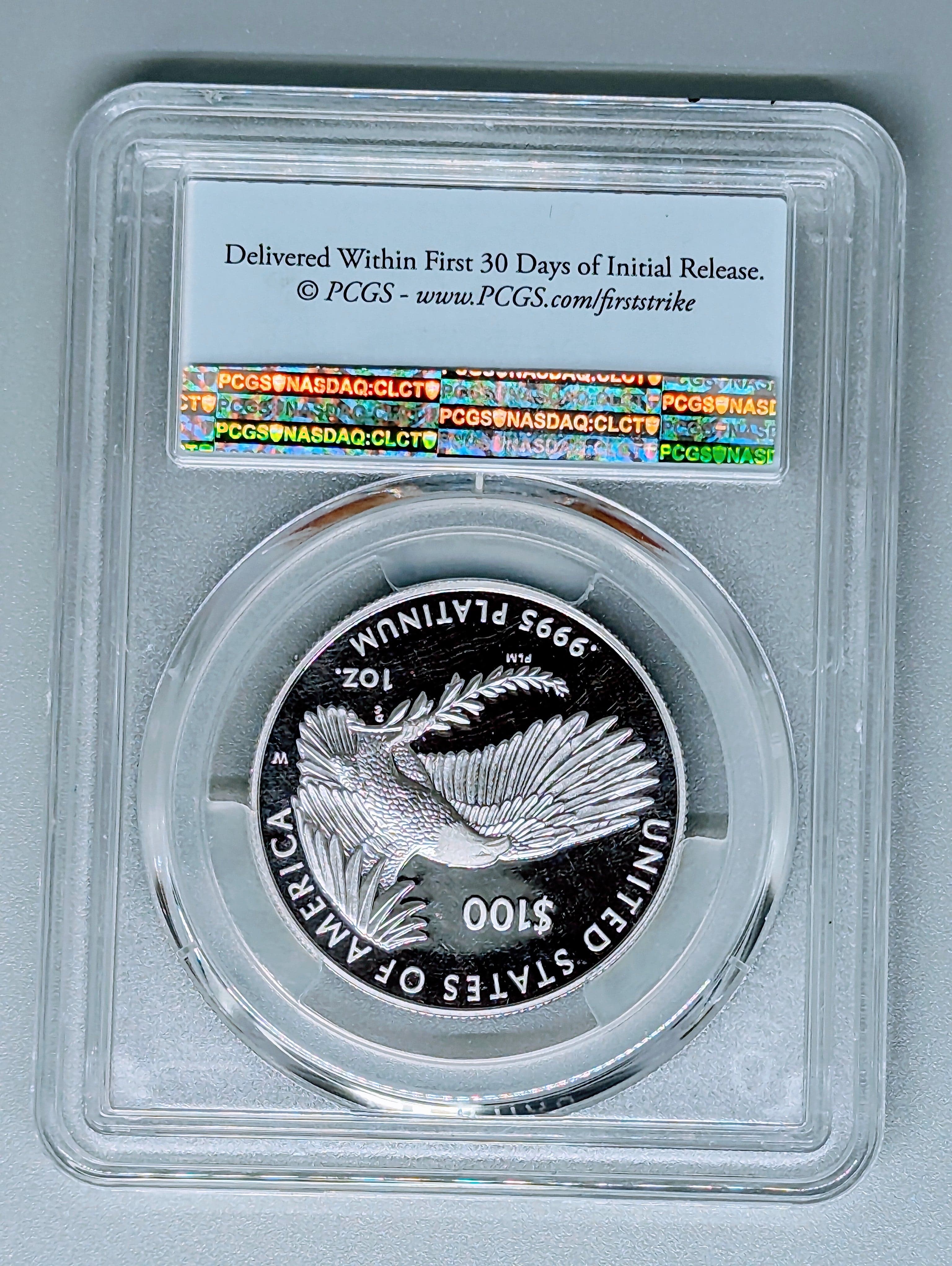 2022-W Platinum Proof Coin - First Strike - PR70DCAM PCGS — view 5