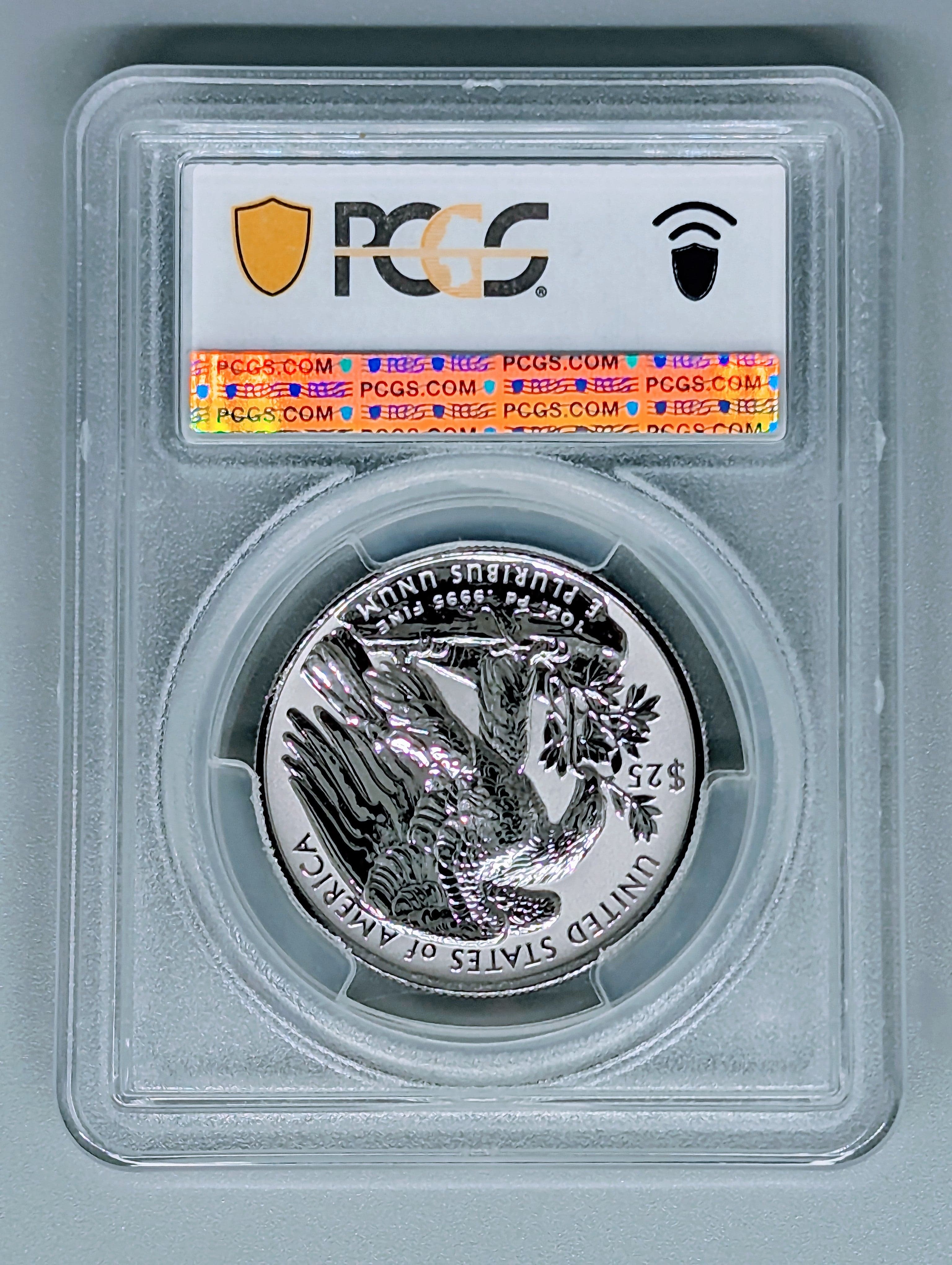 2022-W 1 oz Palladium First Strike Coin, Reverse Proof - PR70DCAM — view 6