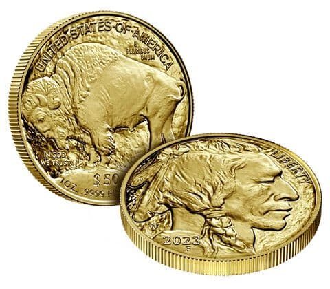 Buy 2023 $50 Gold Buffalo Coin – PR70 DCAM First Strike — view 3