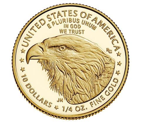 2023-W American Eagle 1/4 oz. Gold Proof Coin - PR69DCAM — view 2