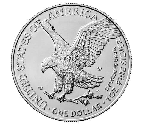 2023-W American Eagle One Ounce Silver - PCGS SP70 — view 2