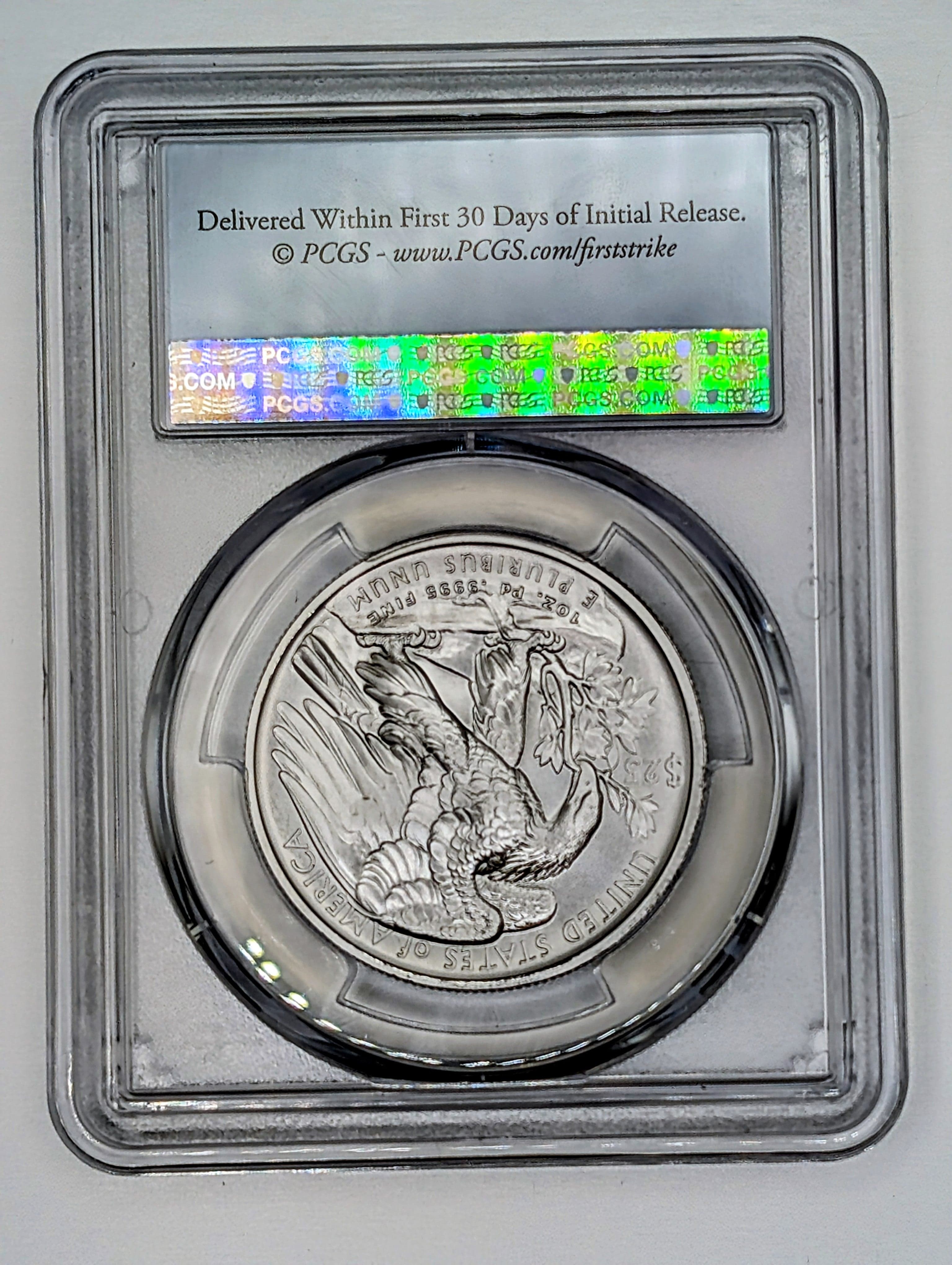 2023-W 1 oz Palladium First Strike DCAM SP70 — view 4