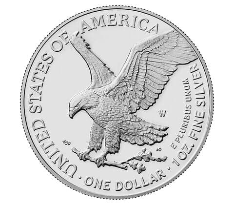 2024-W Silver Eagle Coin $1 - Ungraded — view 3