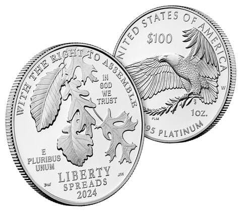2024-W Platinum Proof Coin - First Strike - PR69DCAM PCGS — view 3