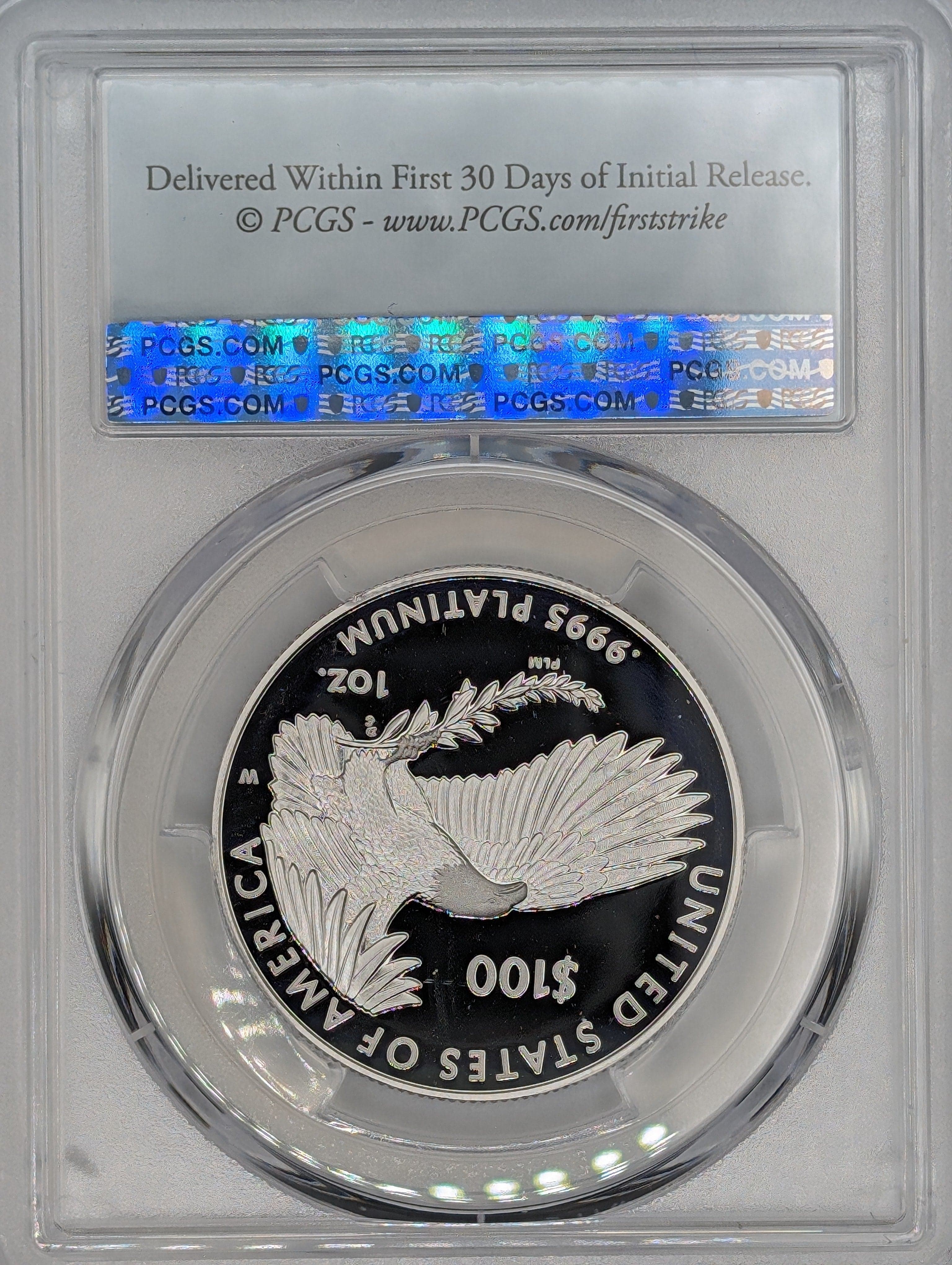 2024-W Platinum Proof Coin - First Strike - PR69DCAM PCGS — view 4
