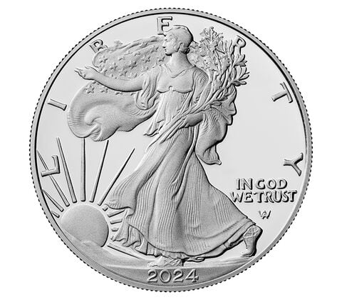 2024-W Silver Eagle Coin $1 - PCGS PR70DCAM