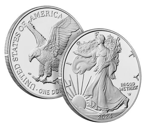 2024-W Silver Eagle Coin $1 - Ungraded