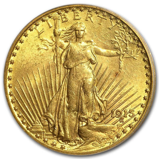 1915-S St. Gaudens $20 Collectible Gold Medallion - MS62 PCGS
