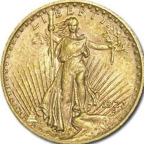1923 St. Gaudens $20 Collectible 1 oz. Gold Medallion - MS62 PCGS